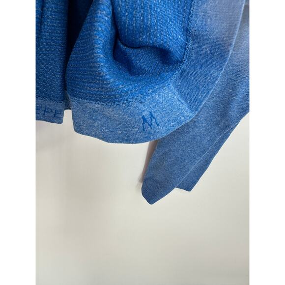 Lululemon Mens Blue Vent Tech Long Sleeve Shirt Size M Workout Gym Training FLAW - Picture 7 of 9